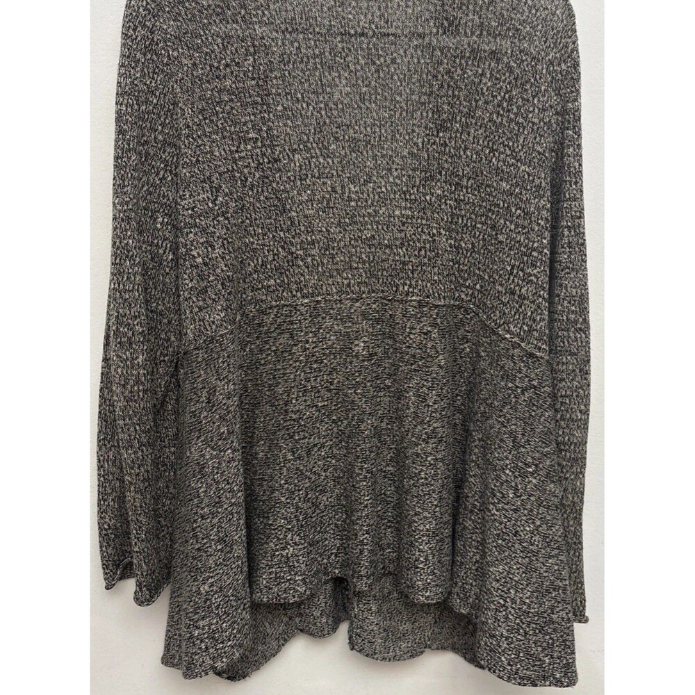 Eileen Fisher Linen Blend Open Front Cardigan Sweater Beige, Black‎ Woman’s 1X - Picture 7 of 10